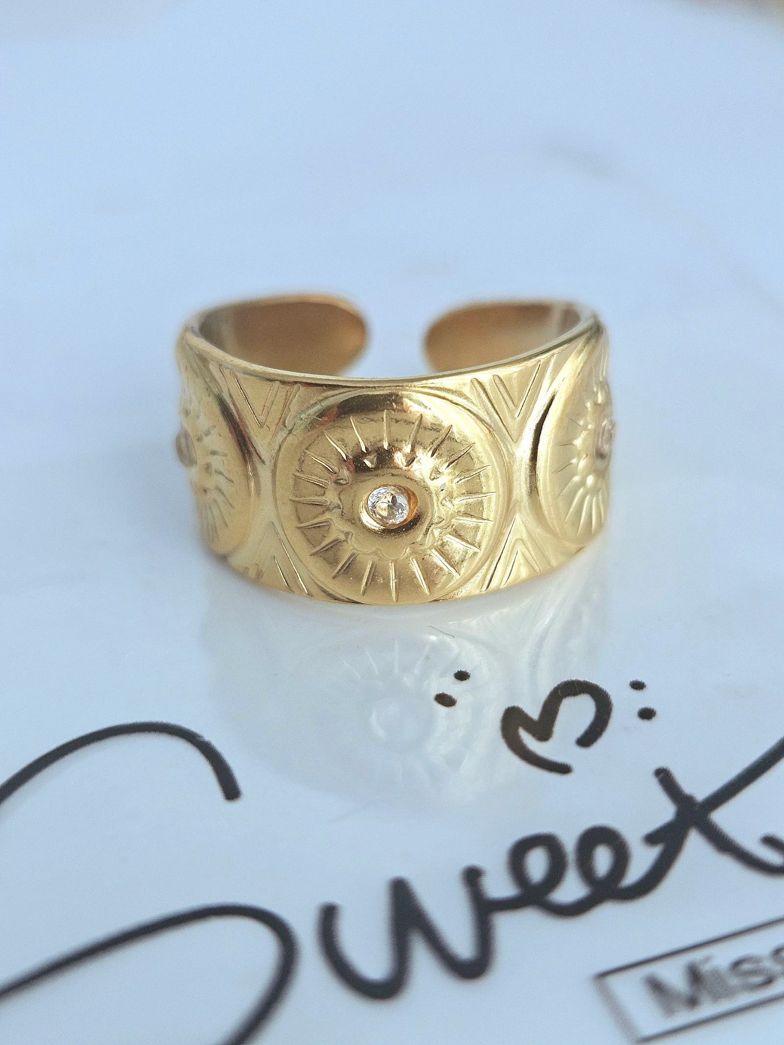 Stainless steel inspired ring – photo 3